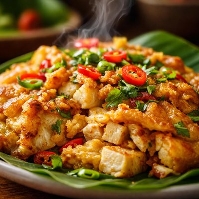 Image of Tofu Omelet Indonesia