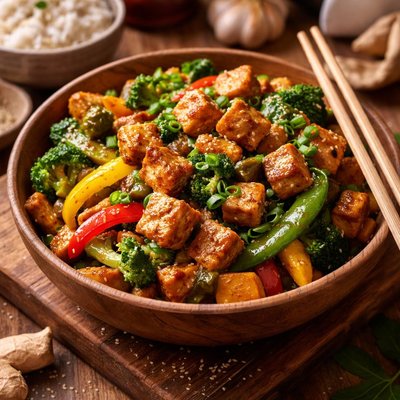 Image of Salteado de Tofu Bajo en Carbohidratos