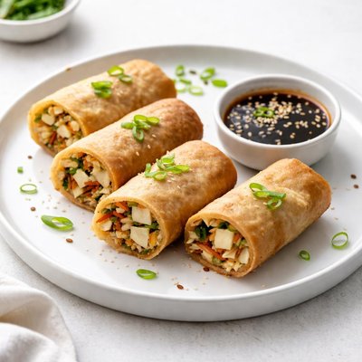 Image of Tofu Vegetable Egg Rolls