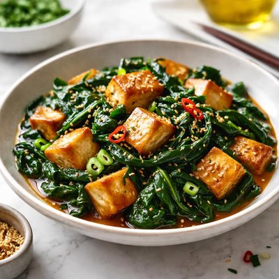 Image of Tofu with Spinach