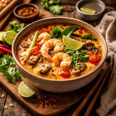 Image of Tom Yum Spicy Thai Soup