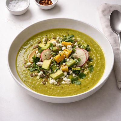 Image of Tomatillo and Squash Soup