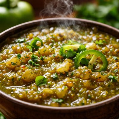 Image of Whole30 Tomatillo Green Chili Salsa