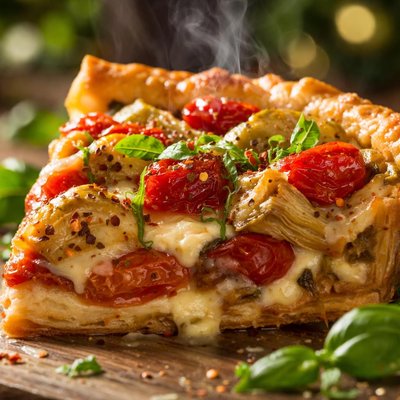 Image of Tomato and Artichoke Torte