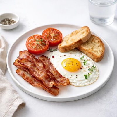 Image of Tomato and Bacon Breakfast