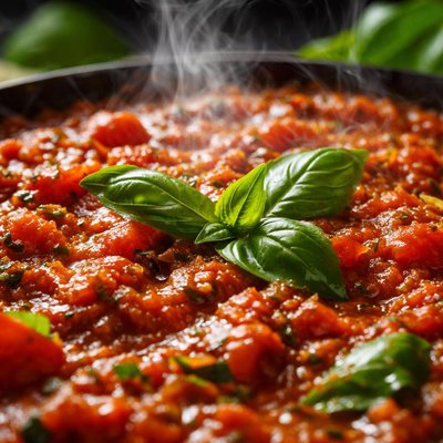 Image of Tomato and Basil Sauce Salsa Di Pomodoro E Basilico