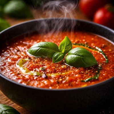 Image of Tomato and Basil Soup