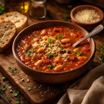 Image of Tomato and Bean Soup