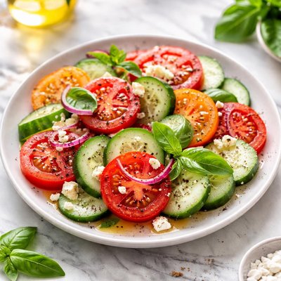 Image of Tomato and Cucumber