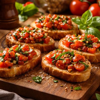 Image of Tomato and Herb Bruschetta