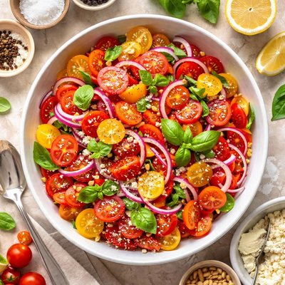 Image of Tomato and Red Onion Salad