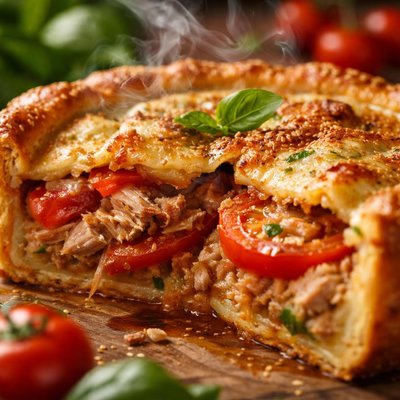 Image of Tomato and Tuna Pie