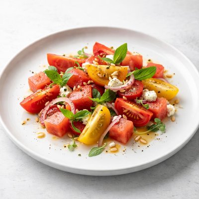 Image of Tomato and Watermelon Salad