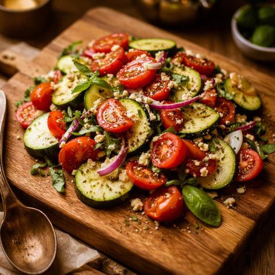 Image of Tomato and Zucchini Salad