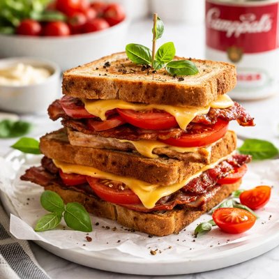 Image of Tomato Bacon and Cheese Sandwich from Campbells Soup