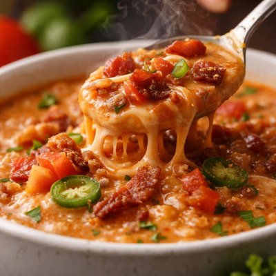 Image of Tomato Bacon N Pepper Jack Soup