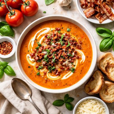 Image of Tomato Bacon Soup