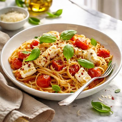 Image of Tomato Basil Brie Linguini