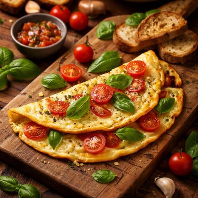 Image of Tomato Basil Omelet