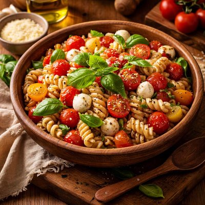 Image of Tomato Basil Pasta Salad