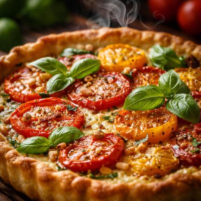 Image of Tomato Basil Tart