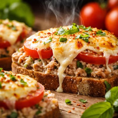 Image of Tomato Basil Tuna Melts