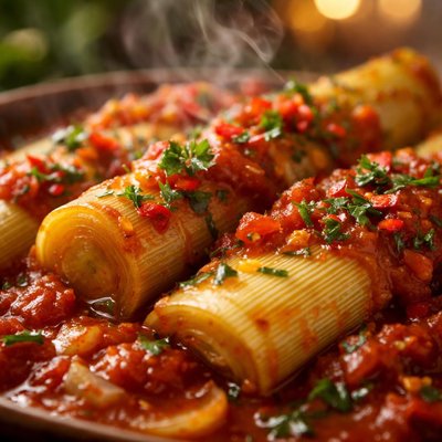 Image of Tomato Braised Leeks