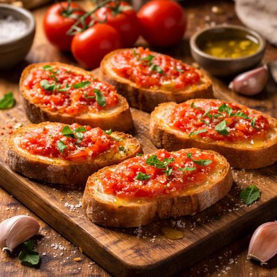Image of Tomato Bread Tapas