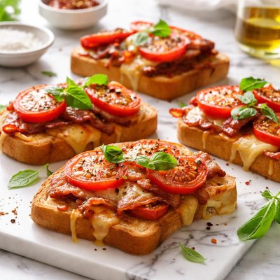 Image of Tomato Cheese Bacon Melts