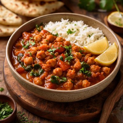 Image of Tomato Chickpea Curry