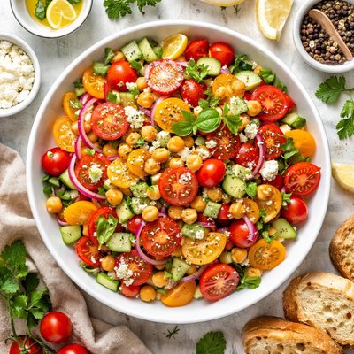 Image of Tomato Chickpea Salad