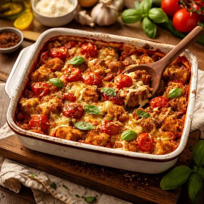 Image of Tomato Crouton Casserole