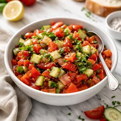 Image of Tomato Cucumber and Red Pepper Relish