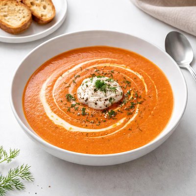 Image of Tomato Dill Cream Cheese Soup