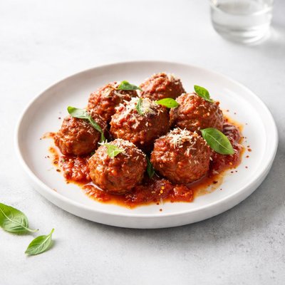 Image of Tomato Frikkadelle Meatballs