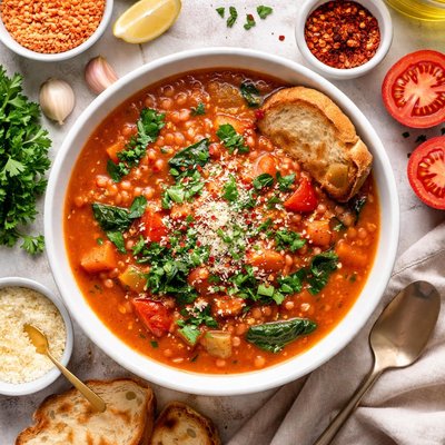 Image of Tomato Lentil Soup