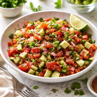 Image of Tomato Onion and Cucumber Kachumber