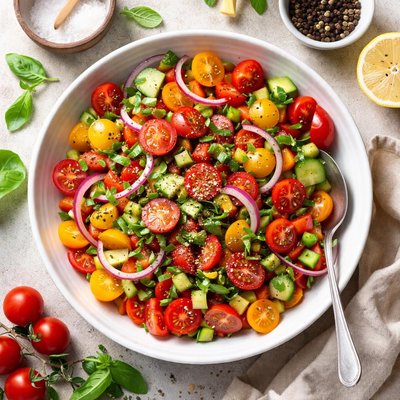 Image of Tomato Onion Pepper Salad
