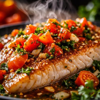 Image of Tomato Parsley Red Snapper