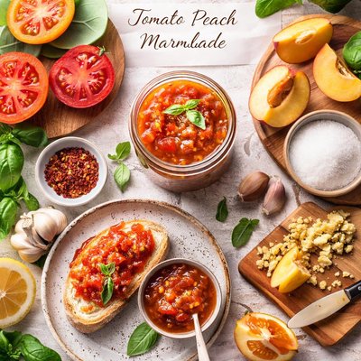 Image of Tomato Peach Marmalade