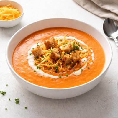 Image of Tomato Potato Cheddar Soup