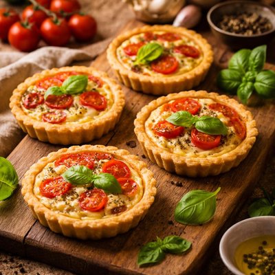 Image of Tomato Quiche Tartlets