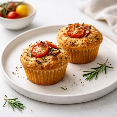 Image of Tomato Rosemary Muffins