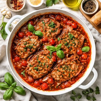 Image of Tomato Sauced Pork Chops