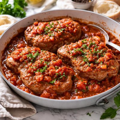Image of Tomato Smothered Pork Chops