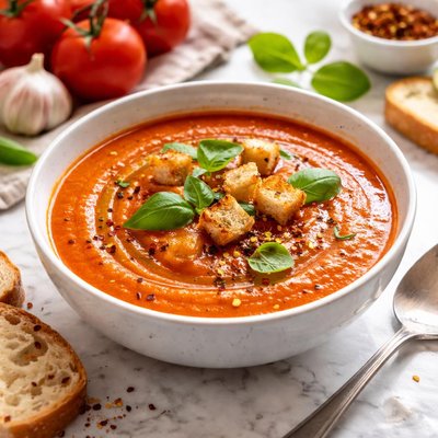 Image of Tomato Soup with Spices Low Fat
