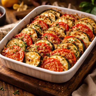 Image of Tomato Zucchini Bake