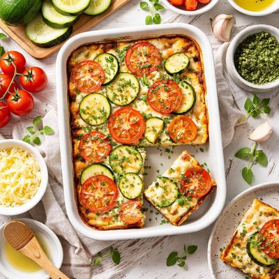 Image of Tomato Zucchini Oregano Slice 21 Day Wonder Diet Day 20