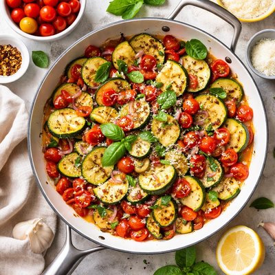 Image of Tomato Zucchini Saute