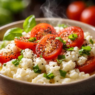 Image of Tomatoes Cottage Cheese